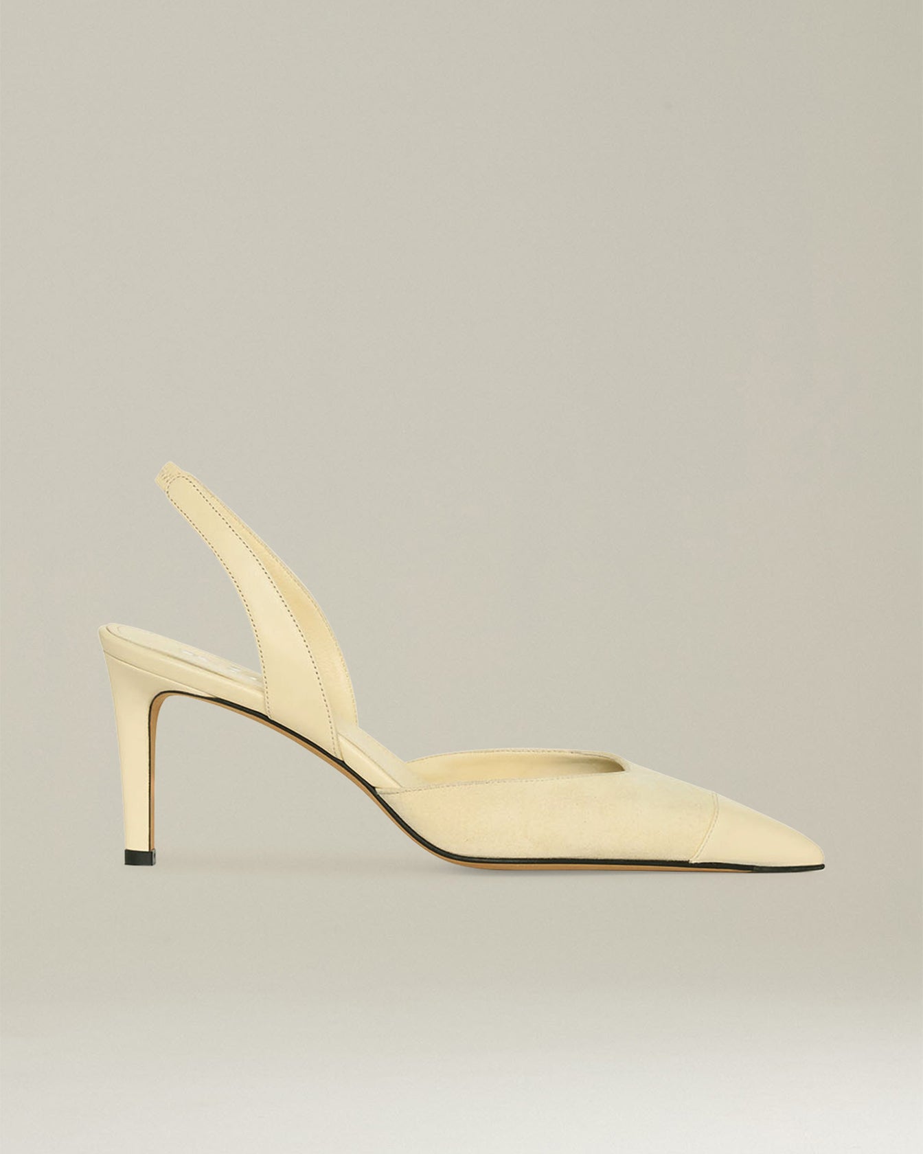 Kiton Shoes Slingback Pumps Wildleder Absatz 7 cm