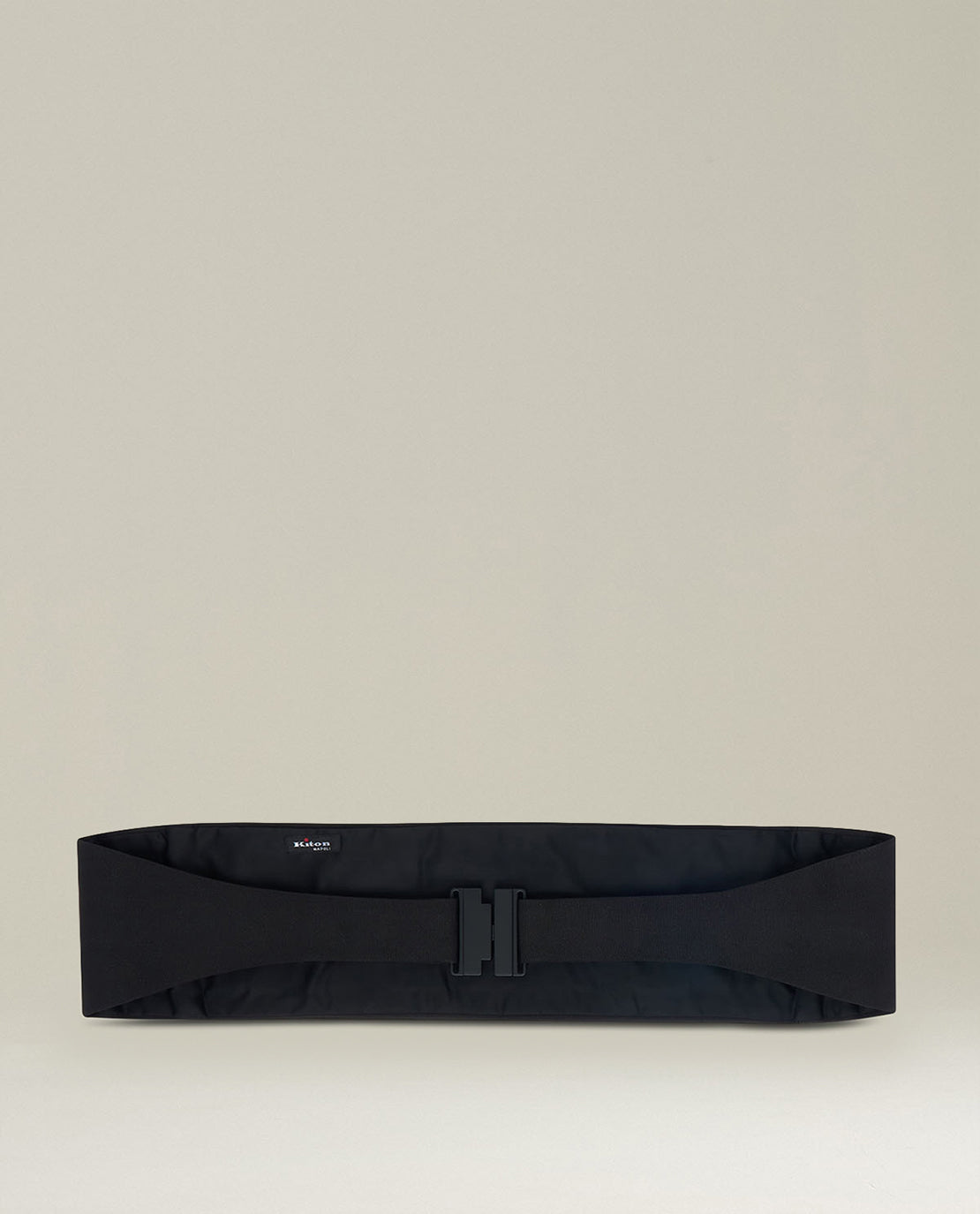 Kiton Kummerbund Schwarz Seidensatin Smoking