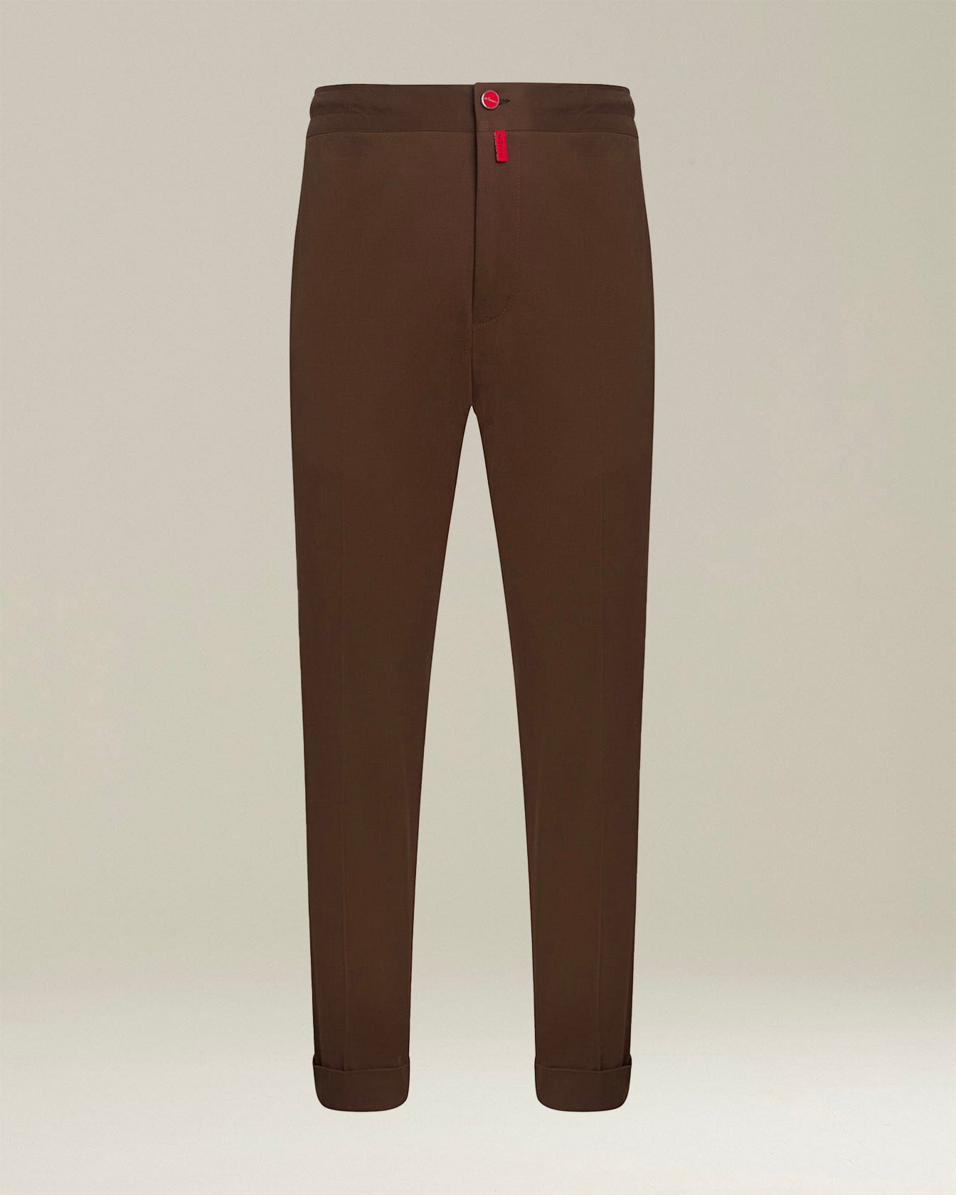 Kiton Trousers Pantaloni Cotone Jogger braun Baumwolle