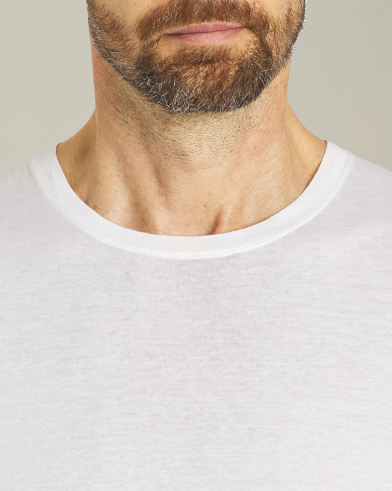 Kiton Jersey T-Shirt L/S T-Shirt weiß Baumwolle