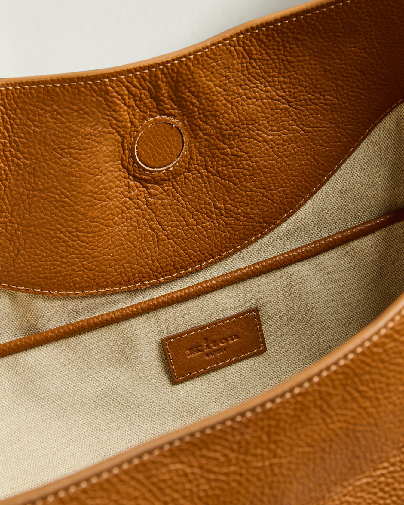 Kiton Abendtasche Kalbsleder Haselnussbraun Einheitsgr.