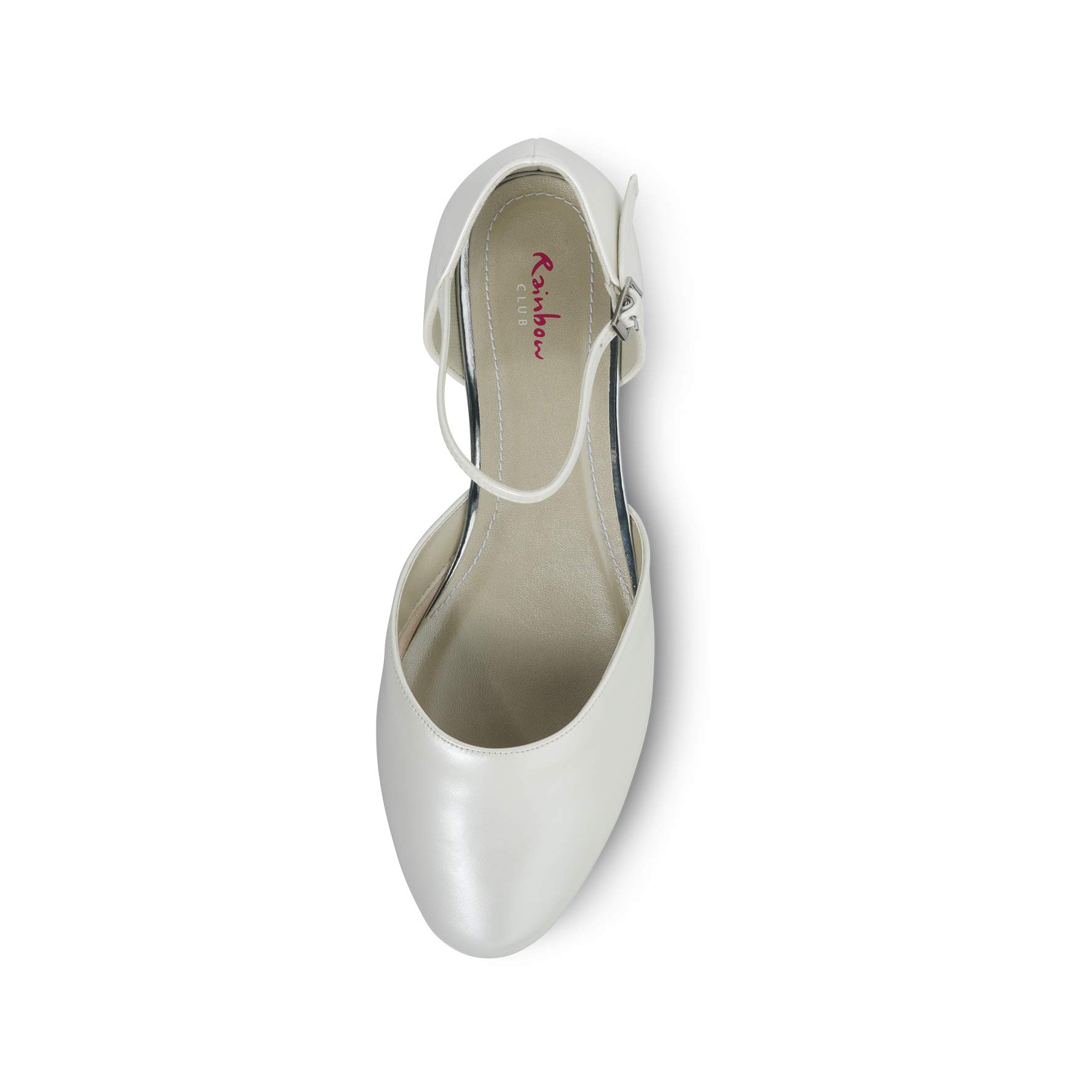Rainbow Club Timeless Little Rosie Pumps Creme flach vegan