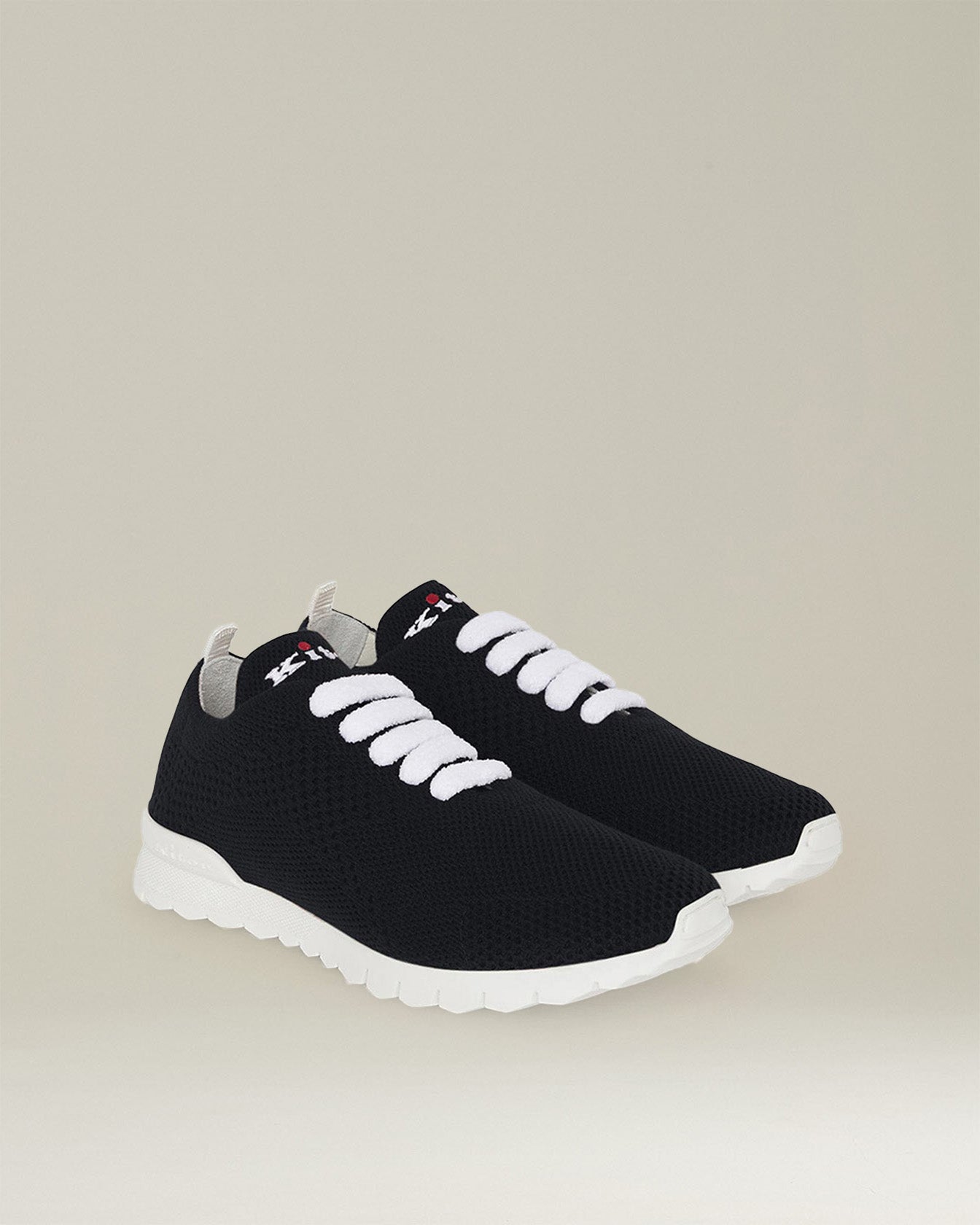 Kiton Shoes FIT Sneaker Cashmere schwarz