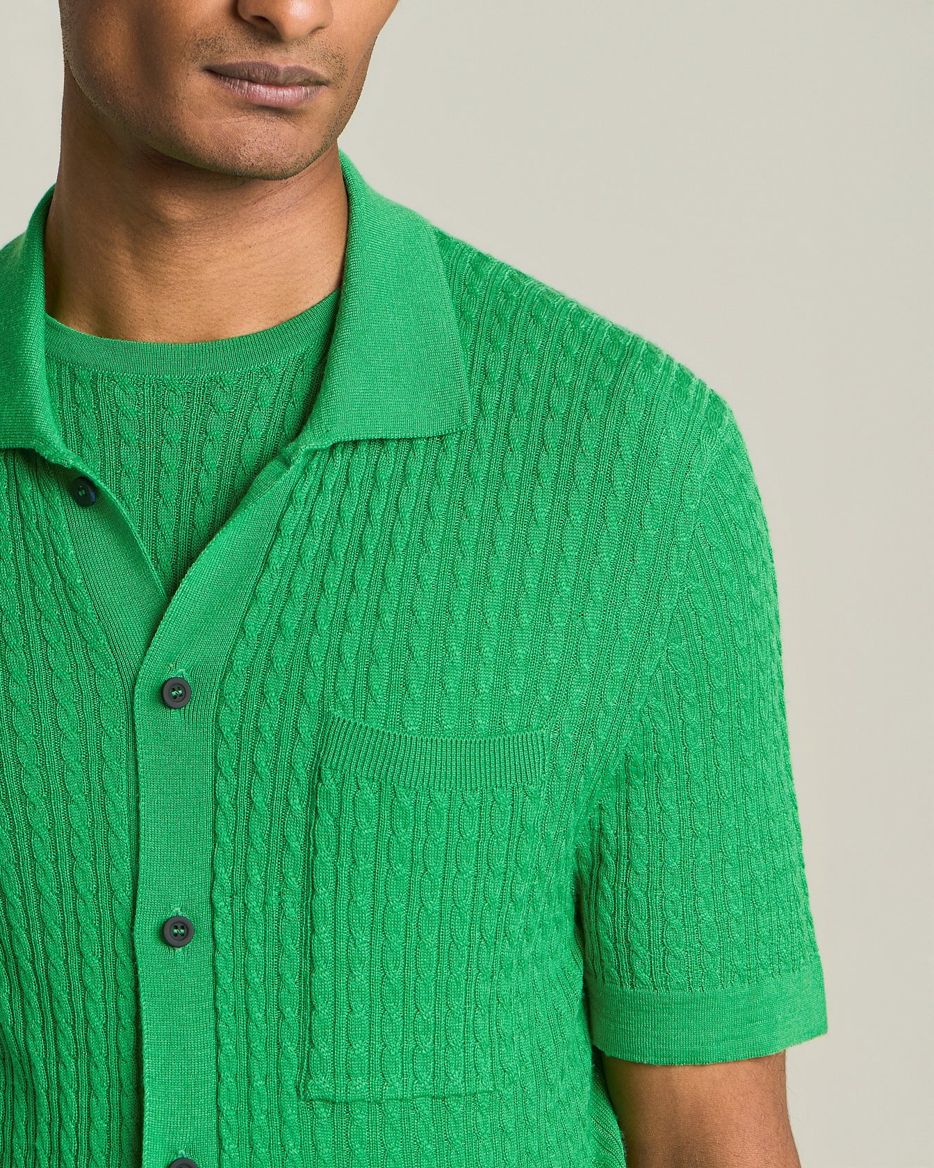 Kiton Polo KNT Wool Silk Knit Shirt Polo Wolle Seide