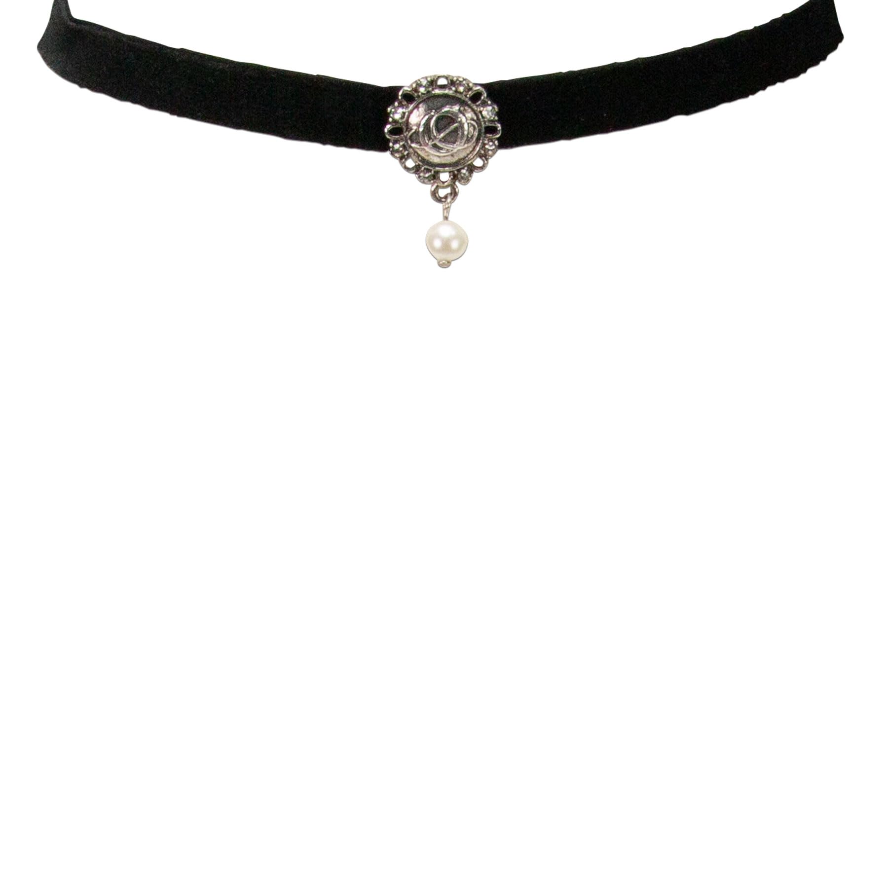 Alpenflüstern Oktoberfest DHK346 Kropfband schwarz