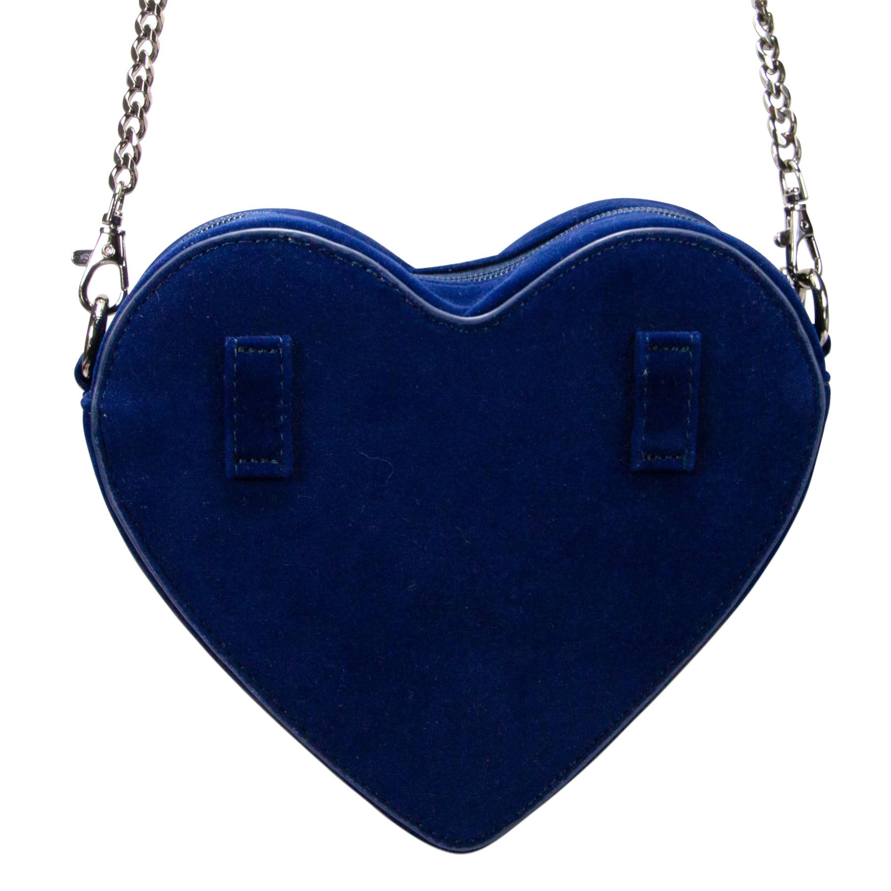 Alpenflüstern DAHEIM DTA106 Dirndltasche Samtherz blau Strass