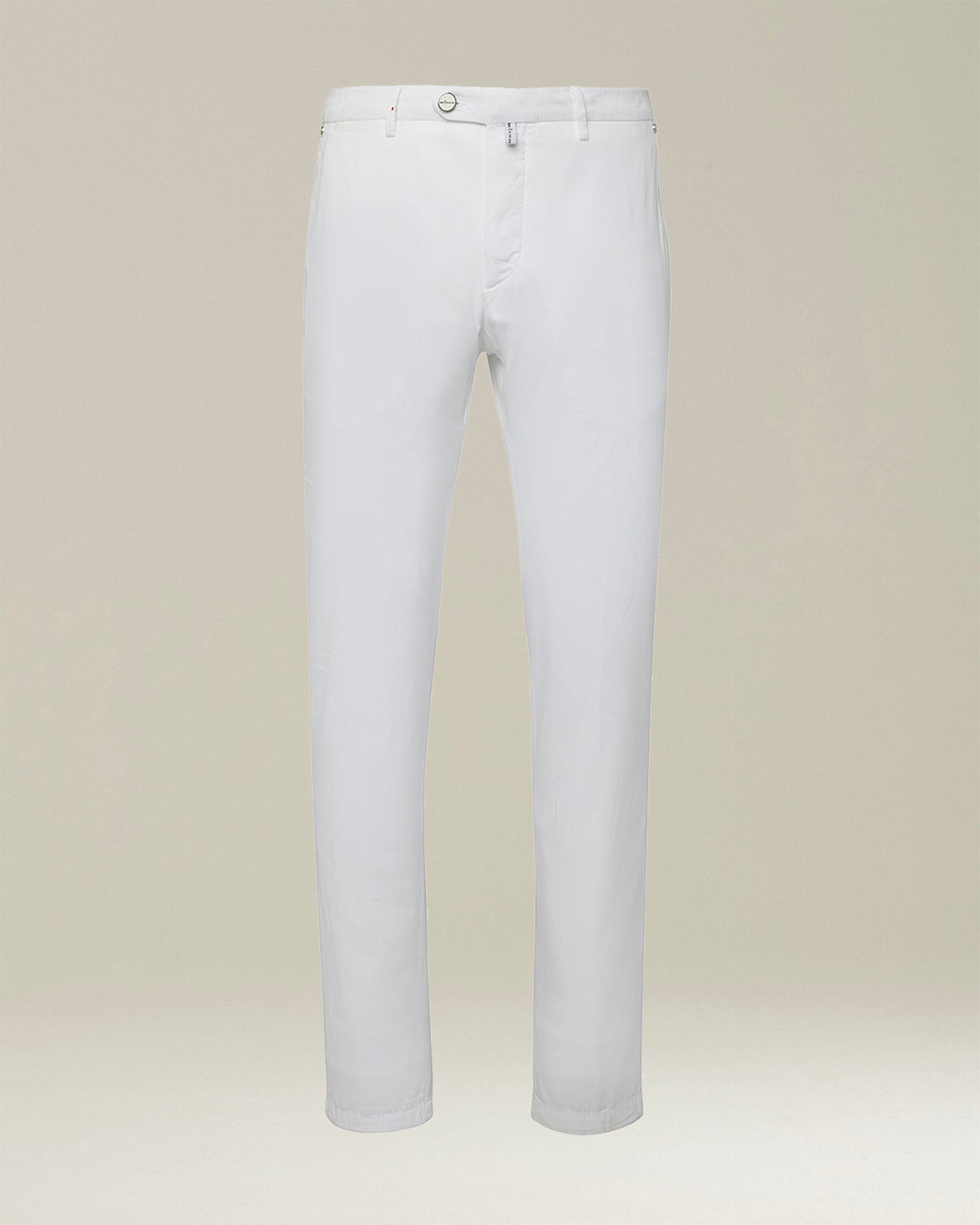 Kiton Trousers Stoffhose Baumwolle weiß Slim Fit