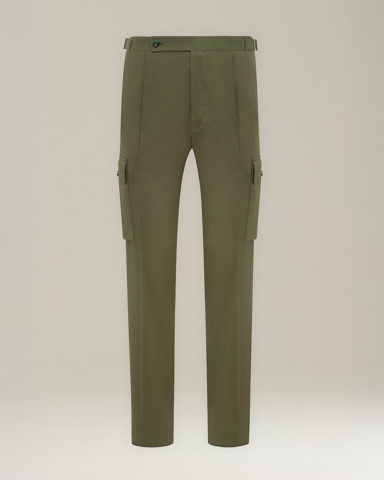 Kiton Linen Wool Cargo Trousers Hose Leinen Wolle