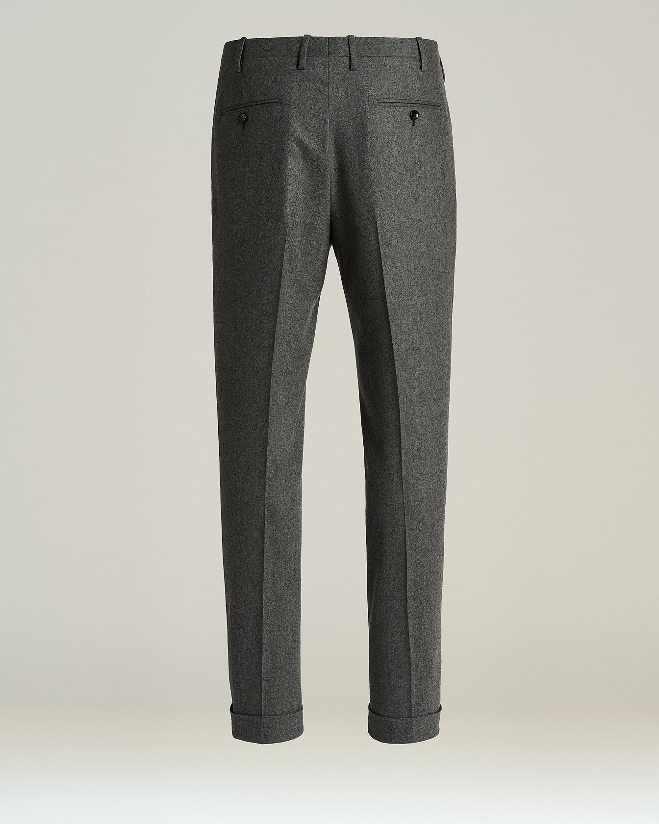 Kiton Wool Trousers Anzughose grau mit Falten
