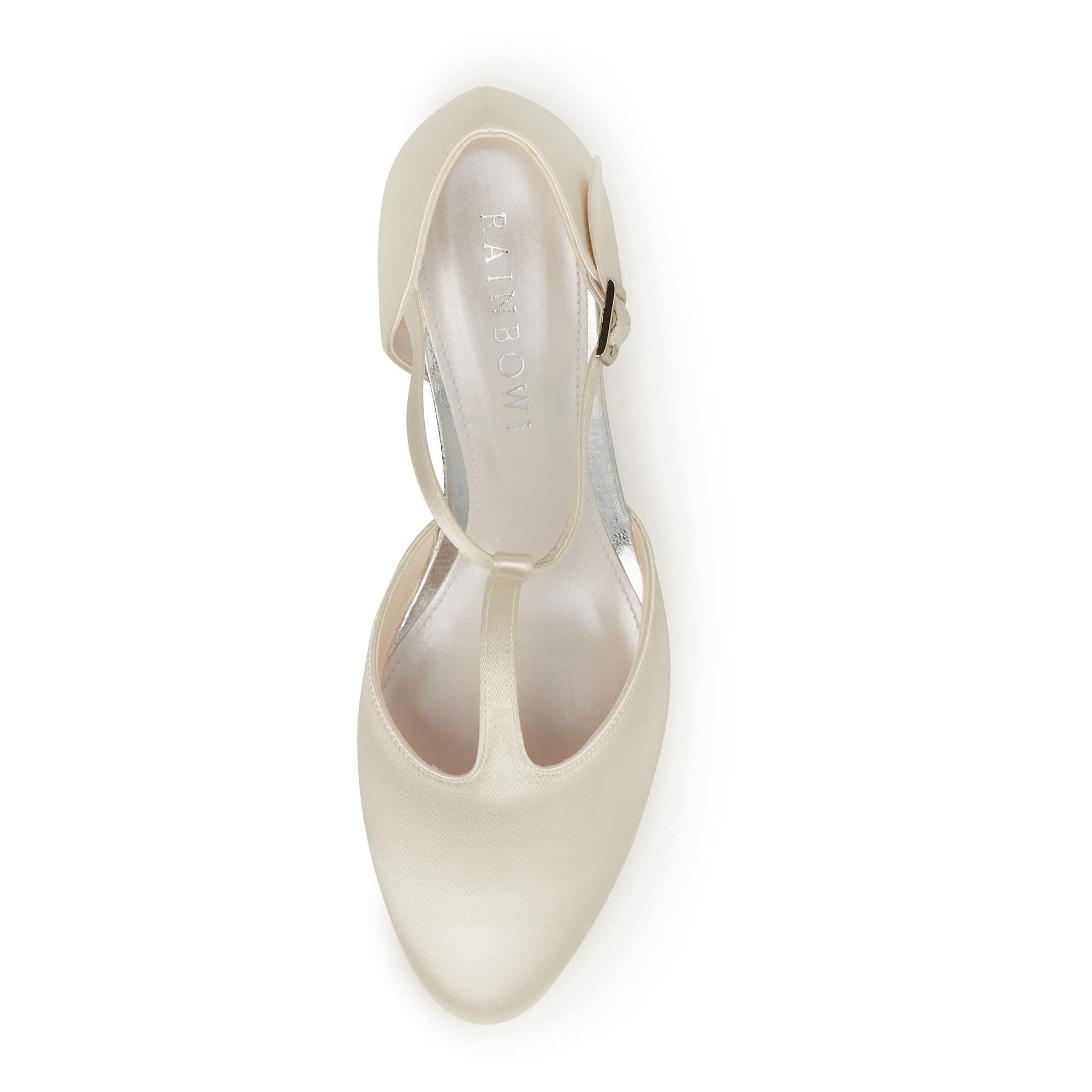 Rainbow Club Timeless Rosita Pumps Ivory Blockabsatz 5cm