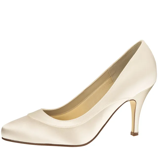 Rainbow Club Timeless Nicole Brautschuhe Ivory Satin Bliss