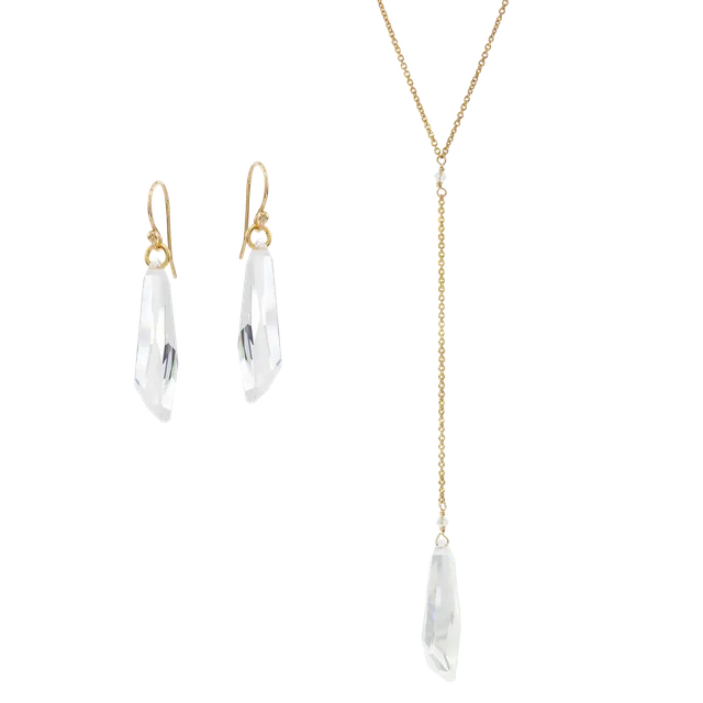 Juvelan Schmucksets Aphrodite Brautschmuck Set Kristall Silber