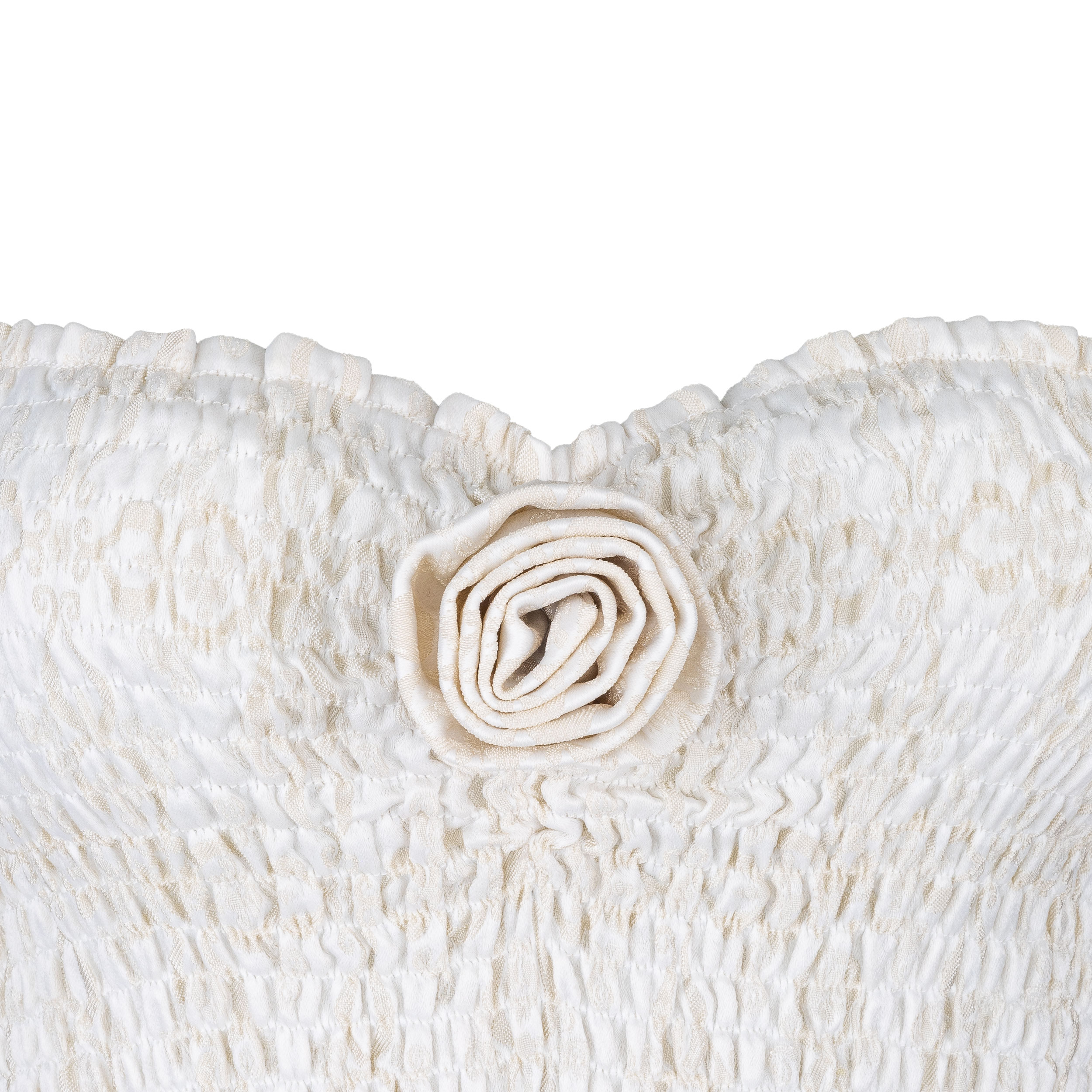 Rettl Women Francy Kleid Stretchbrokat creme