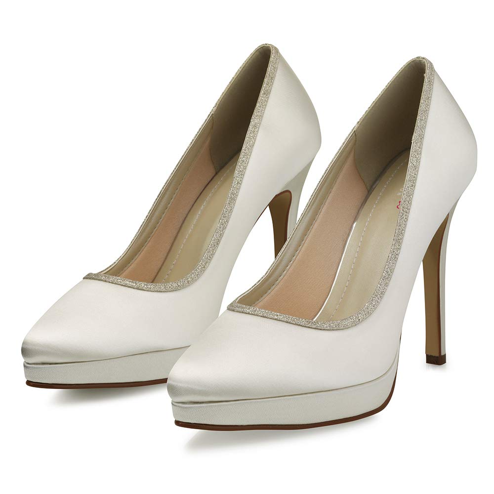 Rainbow Club Embellished Tallulah High Heels Ivory 36