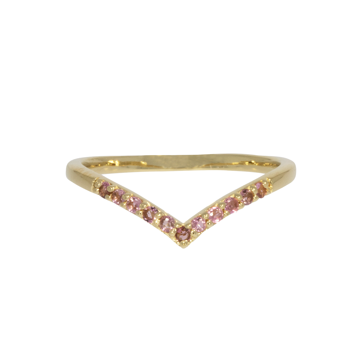 Juvelan Venice Stackingring Pinker Turmalin Silber Gr. 52
