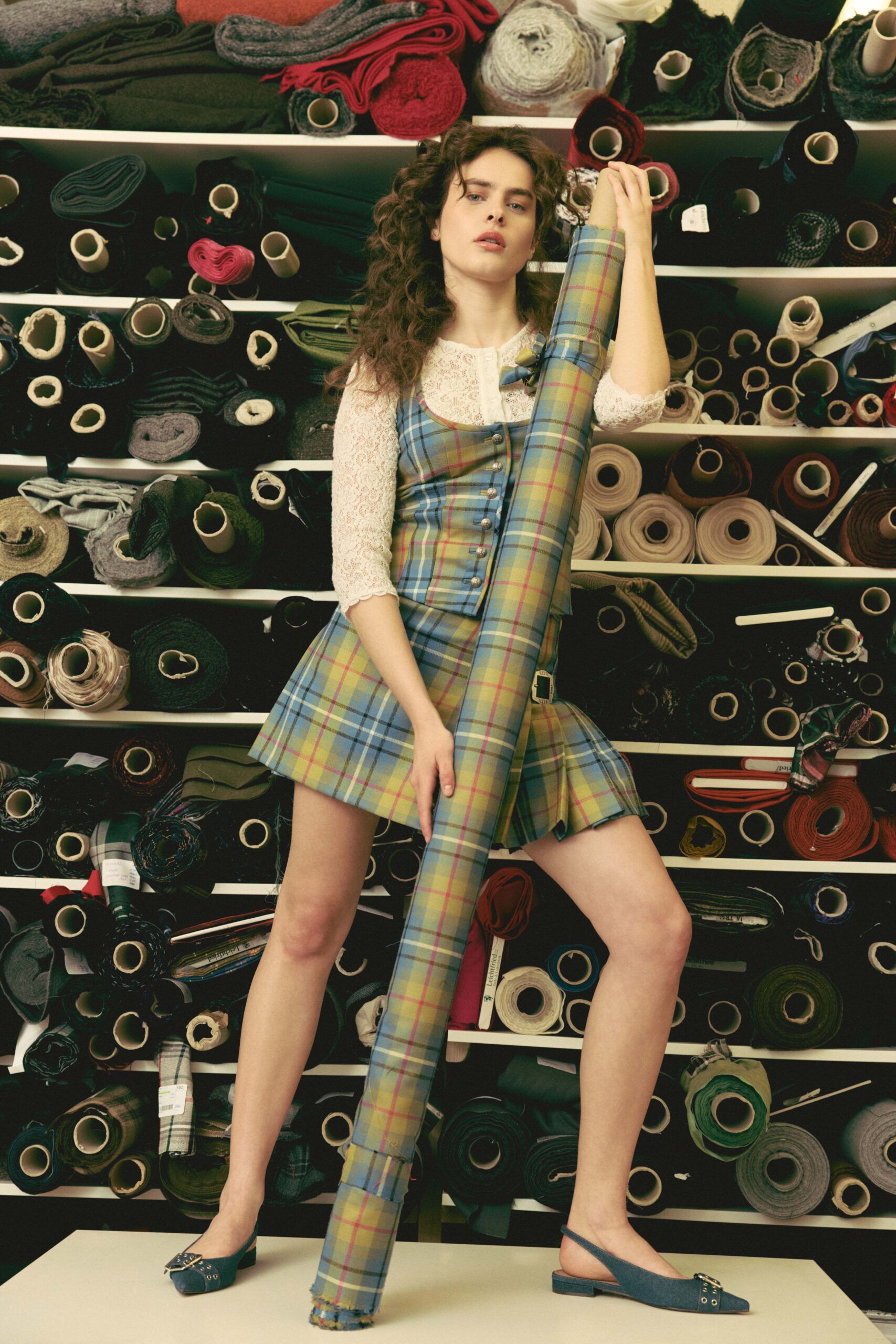 Rettl WOMEN Maria Hipps XS Damen Kilt Wolle Tartan