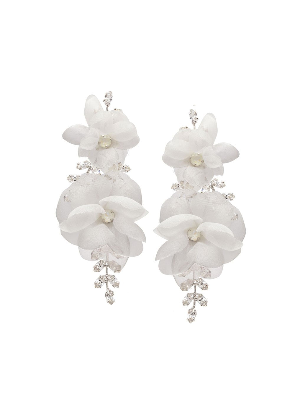 Elizabeth Bower Artemis Chandelier Gold Blush Organza