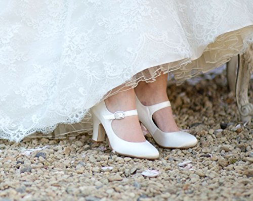 Rainbow Club Madeline Brautschuhe Ivory 8 cm Absatz