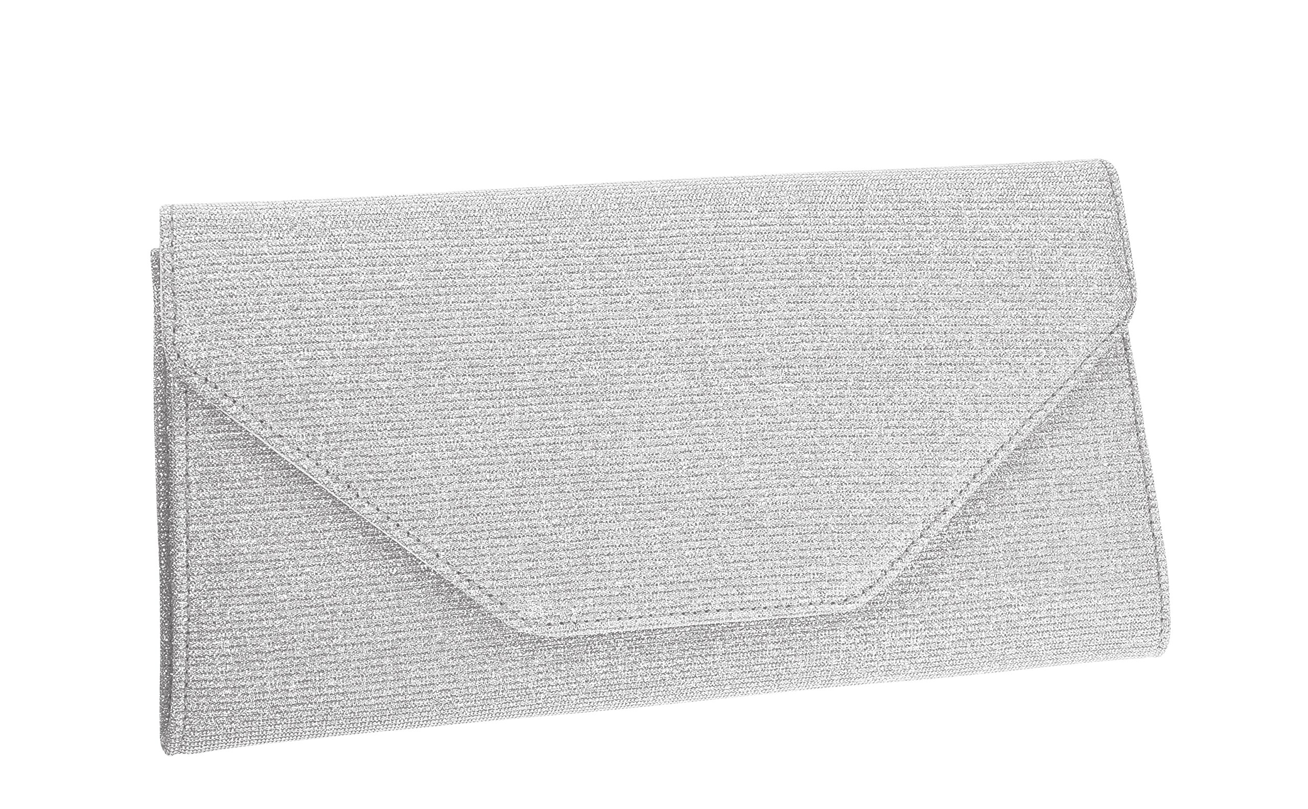 Rainbow Club Handbags Saskia Clutch Silber Metallic S Kette