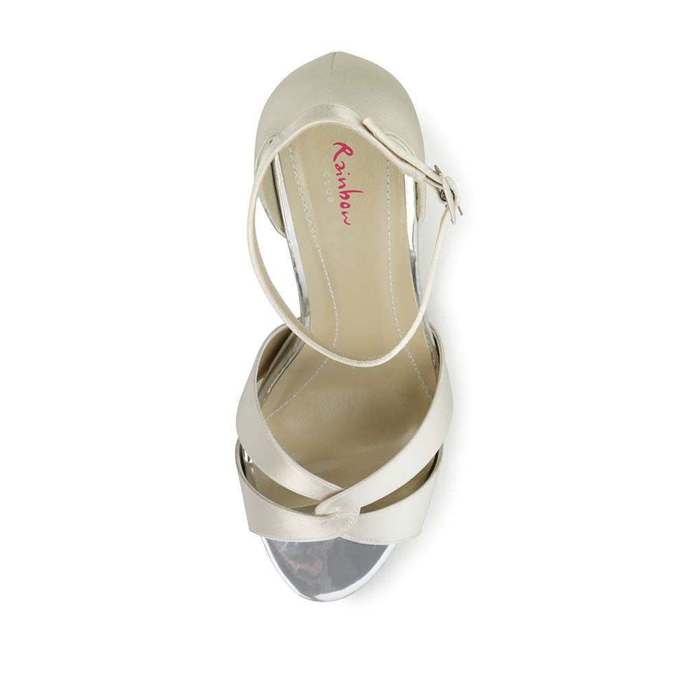 Rainbow Club Luxe Cate Sandalette Ivory Stiletto 9,5 cm