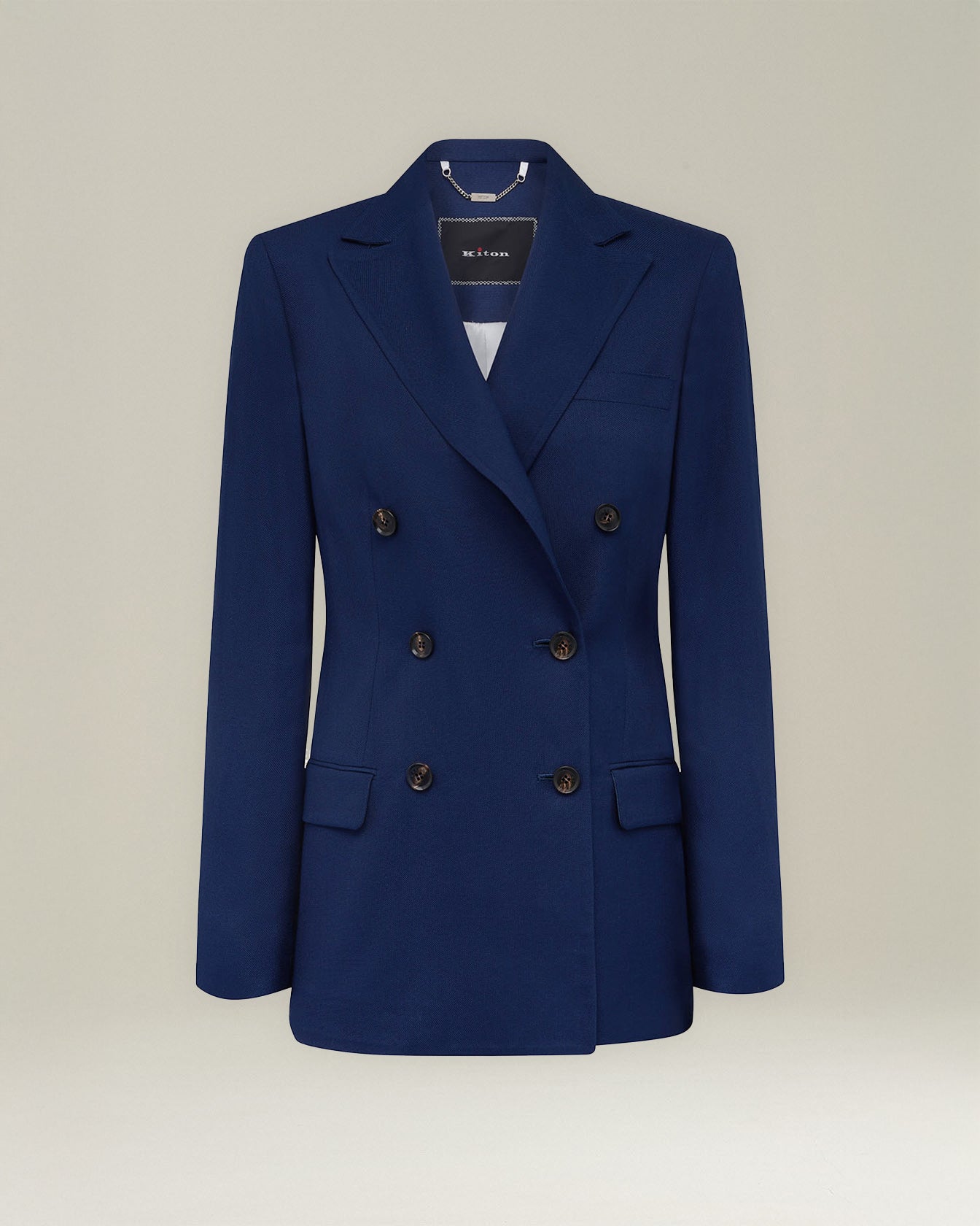 Kiton Viskose Blazer Zweireiher Gr.48