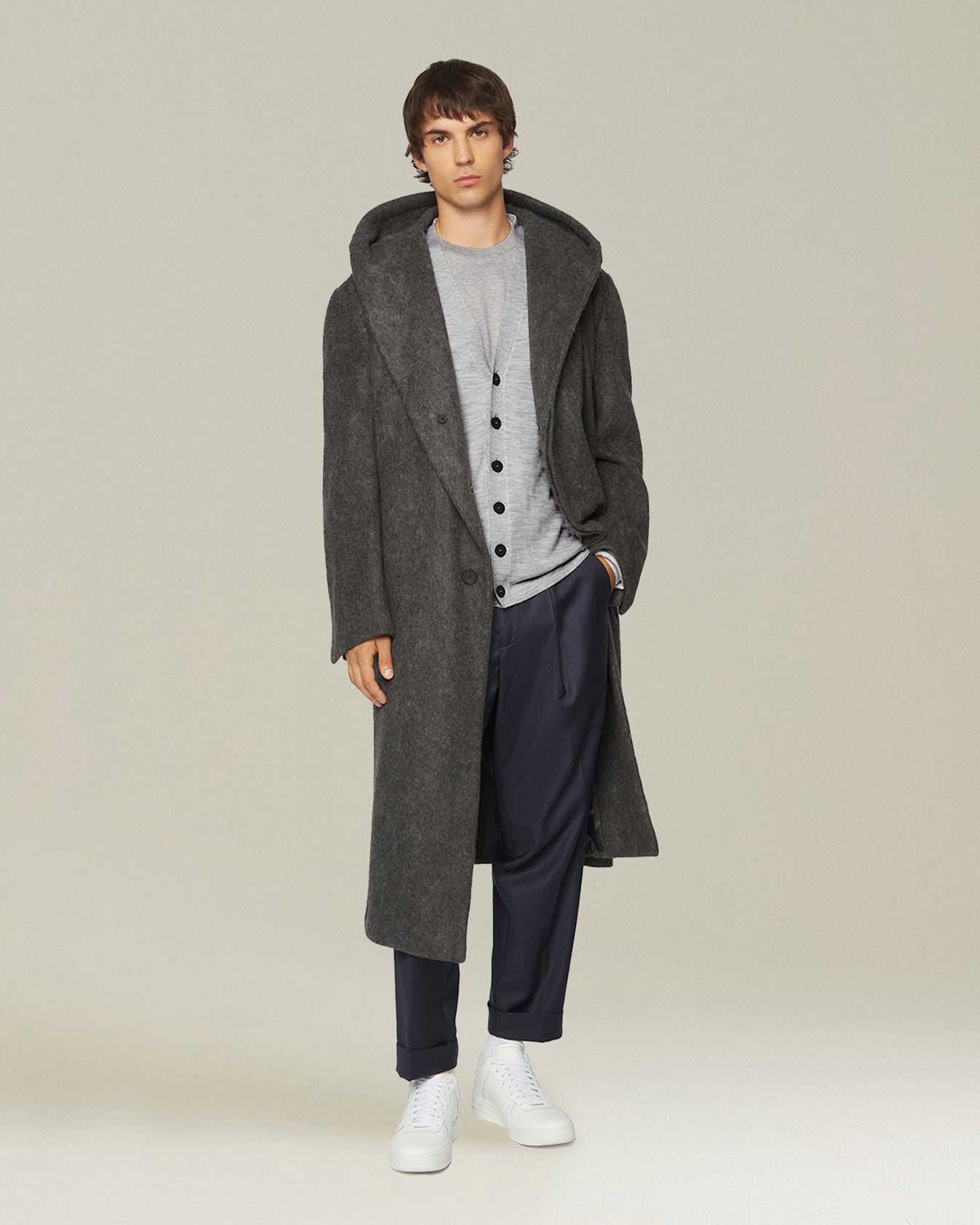 Kiton Trousers/Skirts T-SHIRT JERSEY T-Shirt Baumwolle Tasche