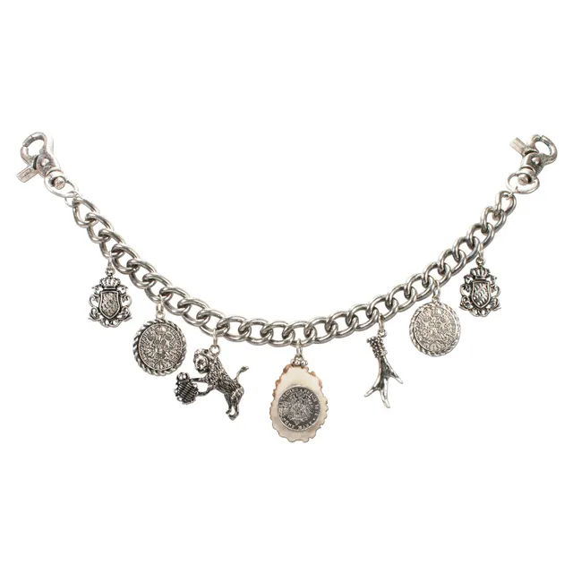 Alpenflüstern DAHEIM Victor Charivari Hirschhorn HCH026 antik-silber