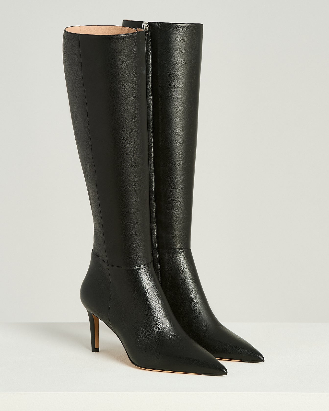 Kiton Shoes Black Lambskin Stiefel Lammleder Gr.38