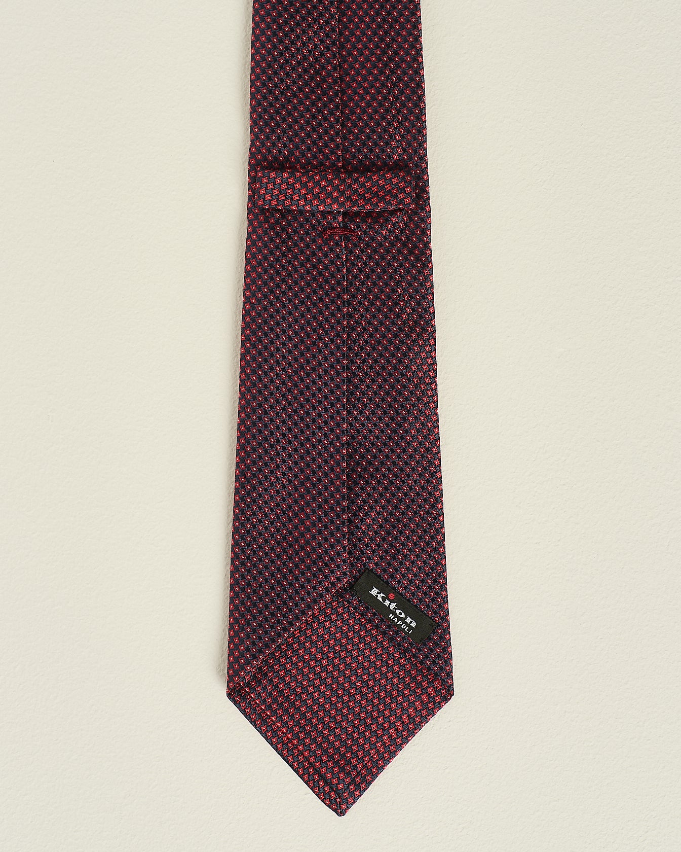 Kiton Ties gemusterte Krawatte Seide 148 cm TU