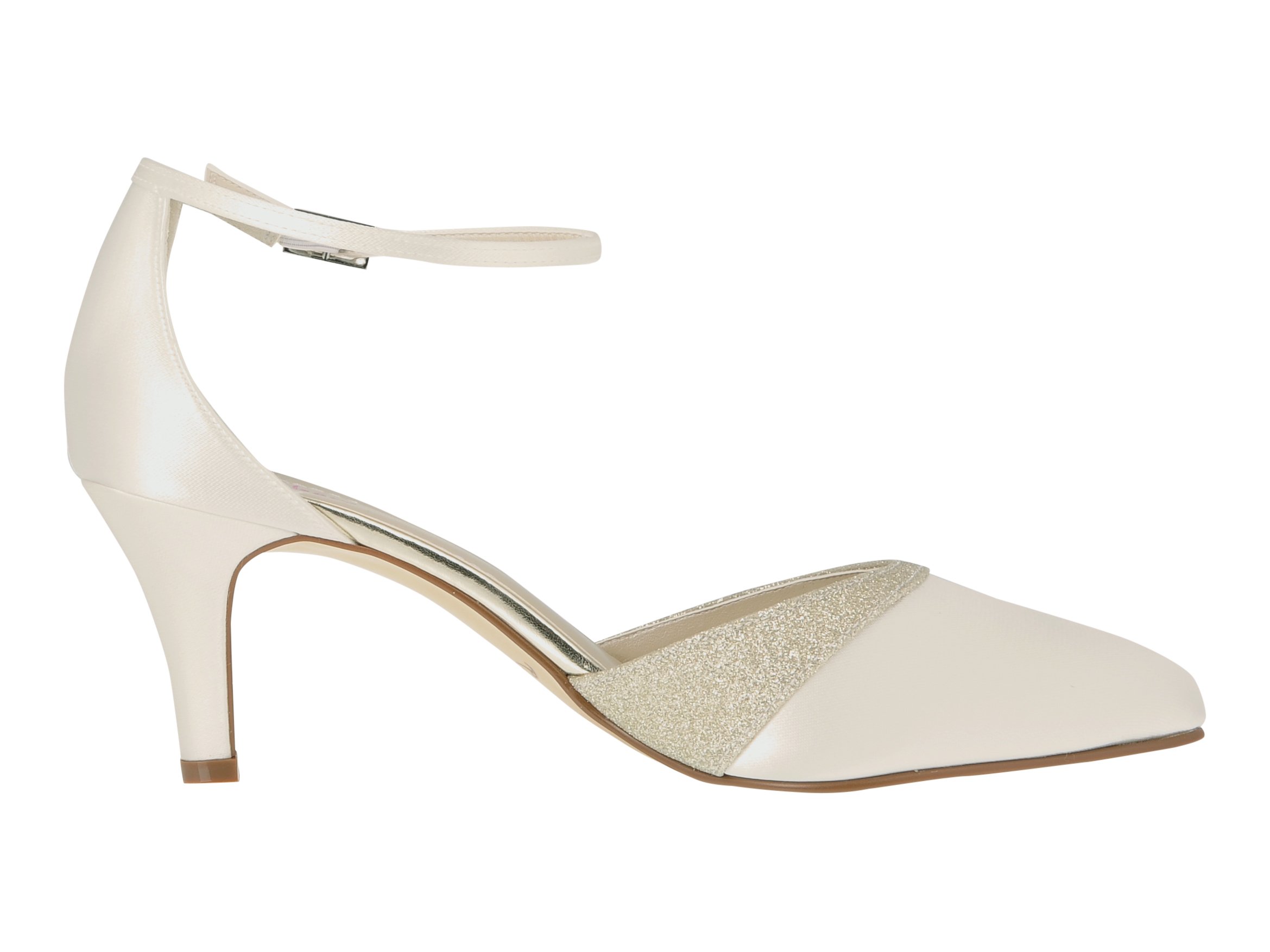 Rainbow Club Timeless Lisan Pumps Ivory Satin 6,5 cm
