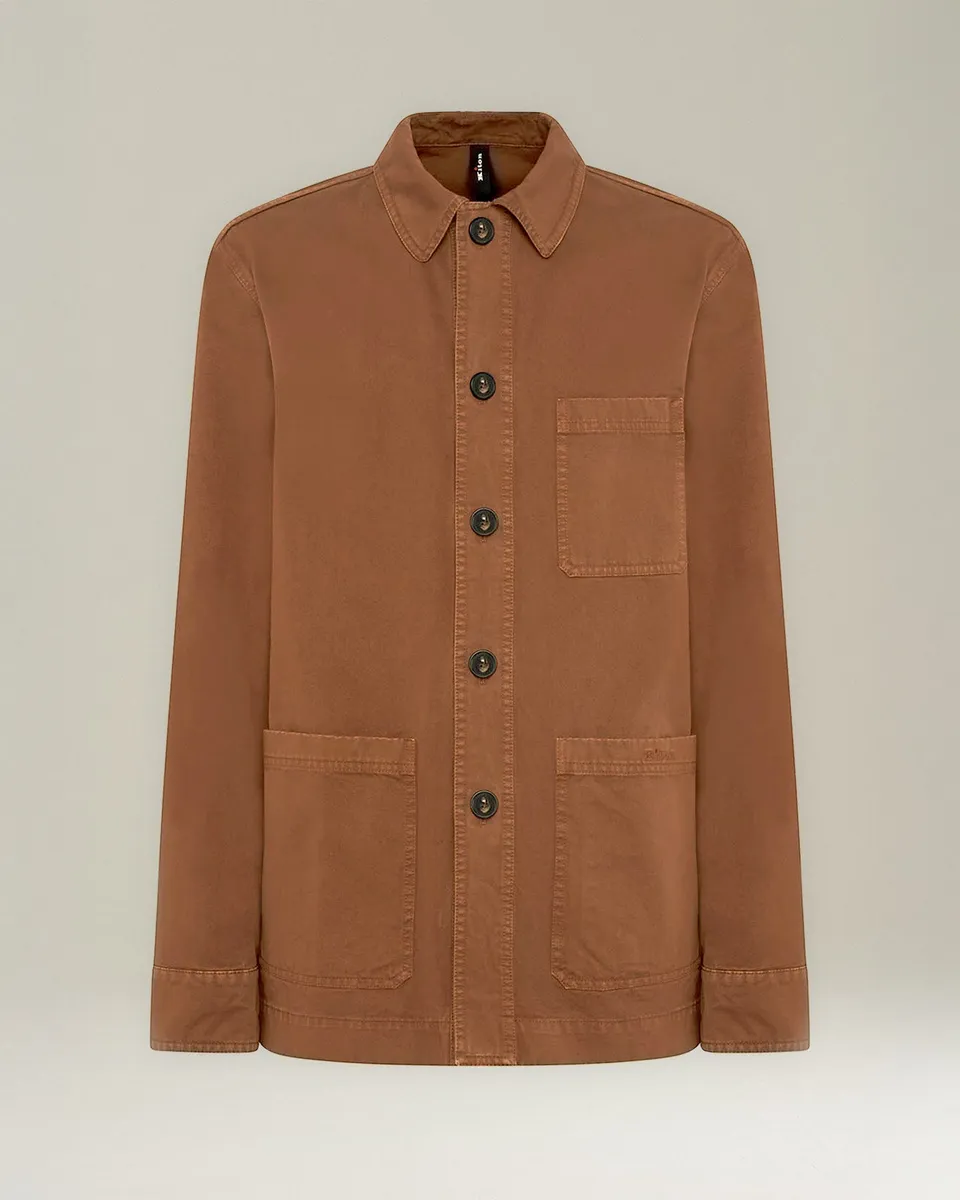 Kiton Outerwear Organic Cotton Blouson Jacke Bio-Baumwolle