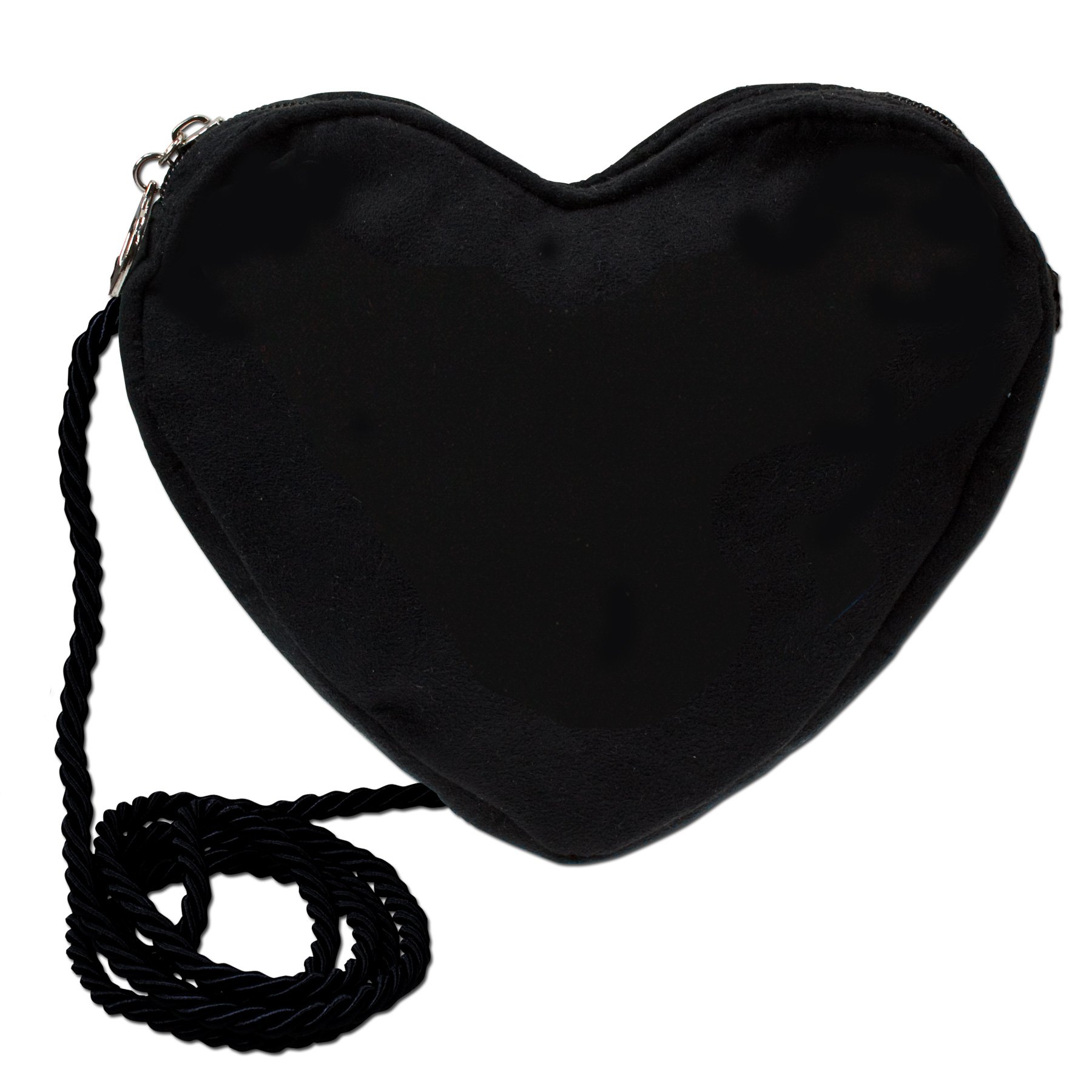 Alpenflüstern DAHEIM DTA037 Herztasche schwarz schlicht 19x17