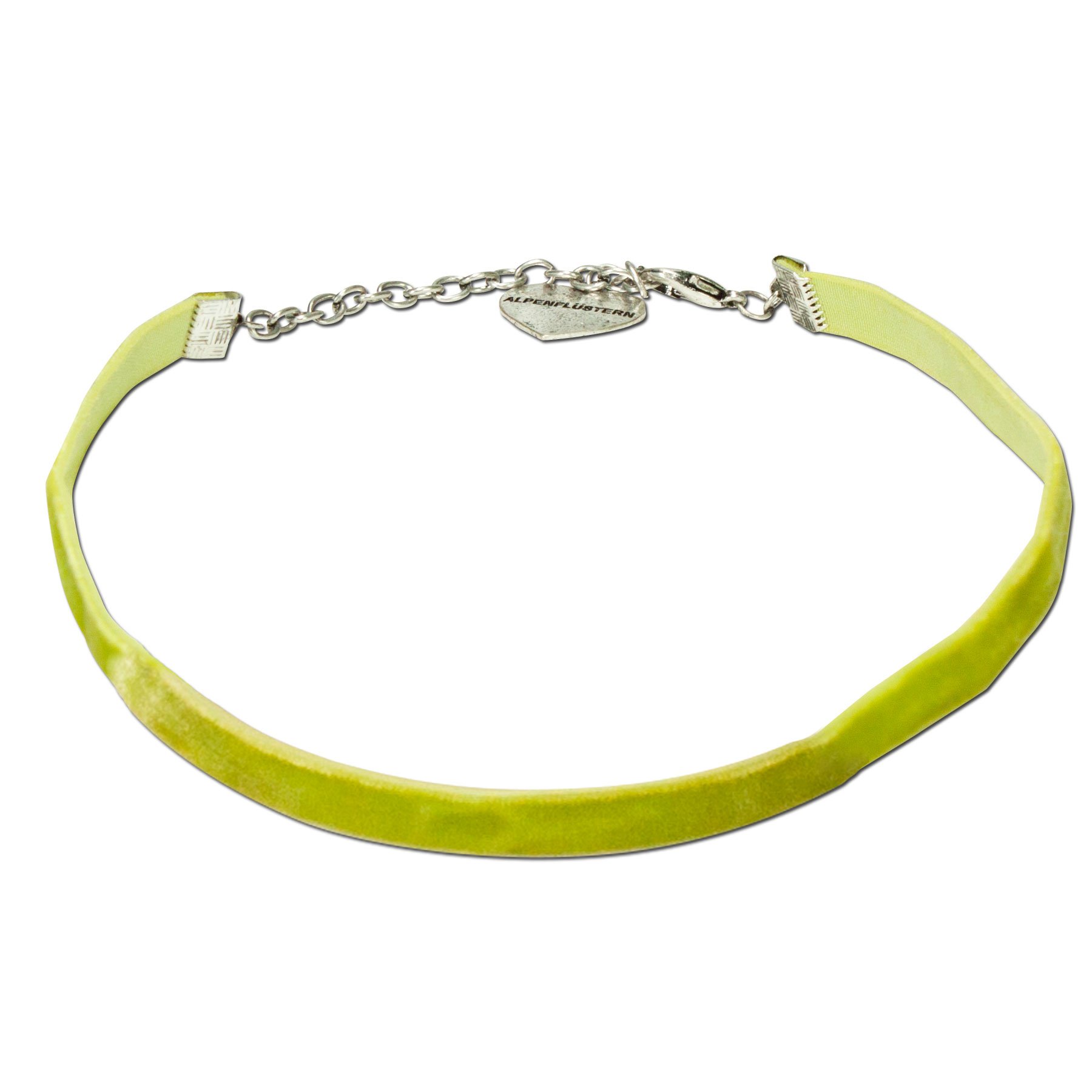 Alpenflüstern DAHEIM DHK076 Samt-Kropfband Schwarz 1cm