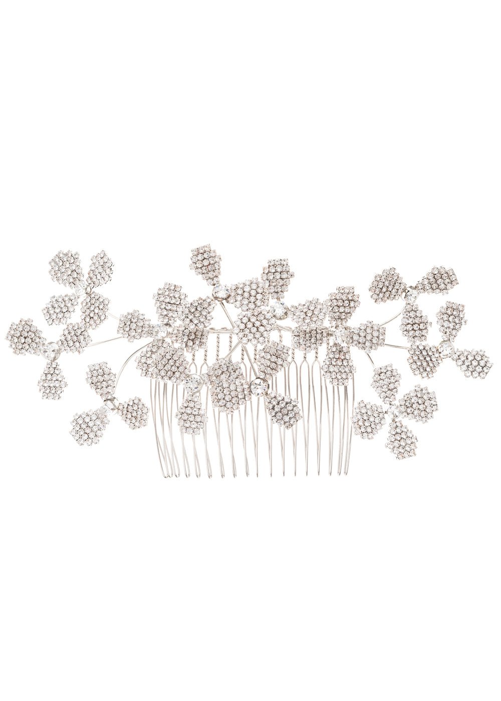 Elizabeth Bower June Bud Double Haarkamm Gold Kristall