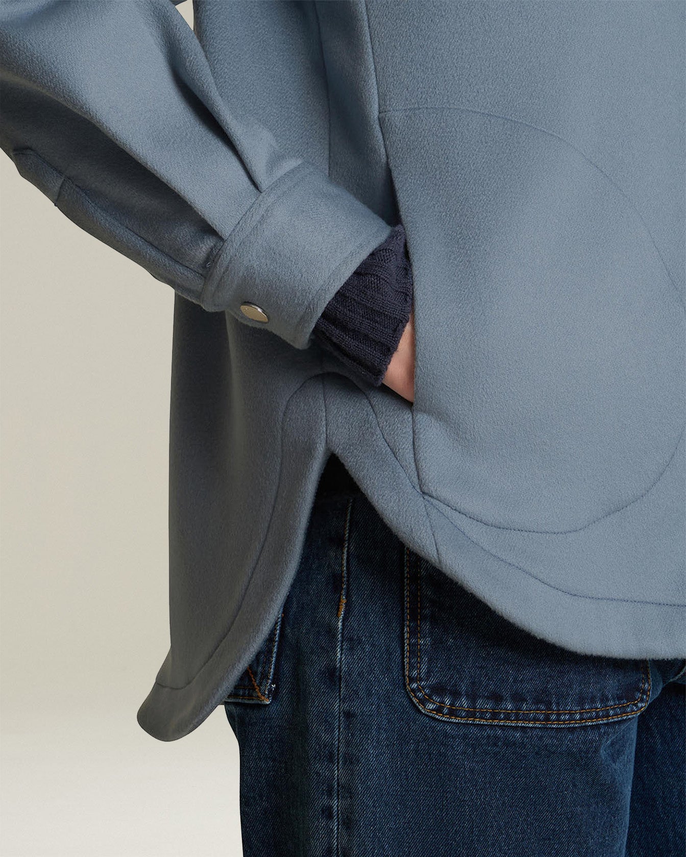 Kiton Cashmere Overshirt Hemdjacke Fleece