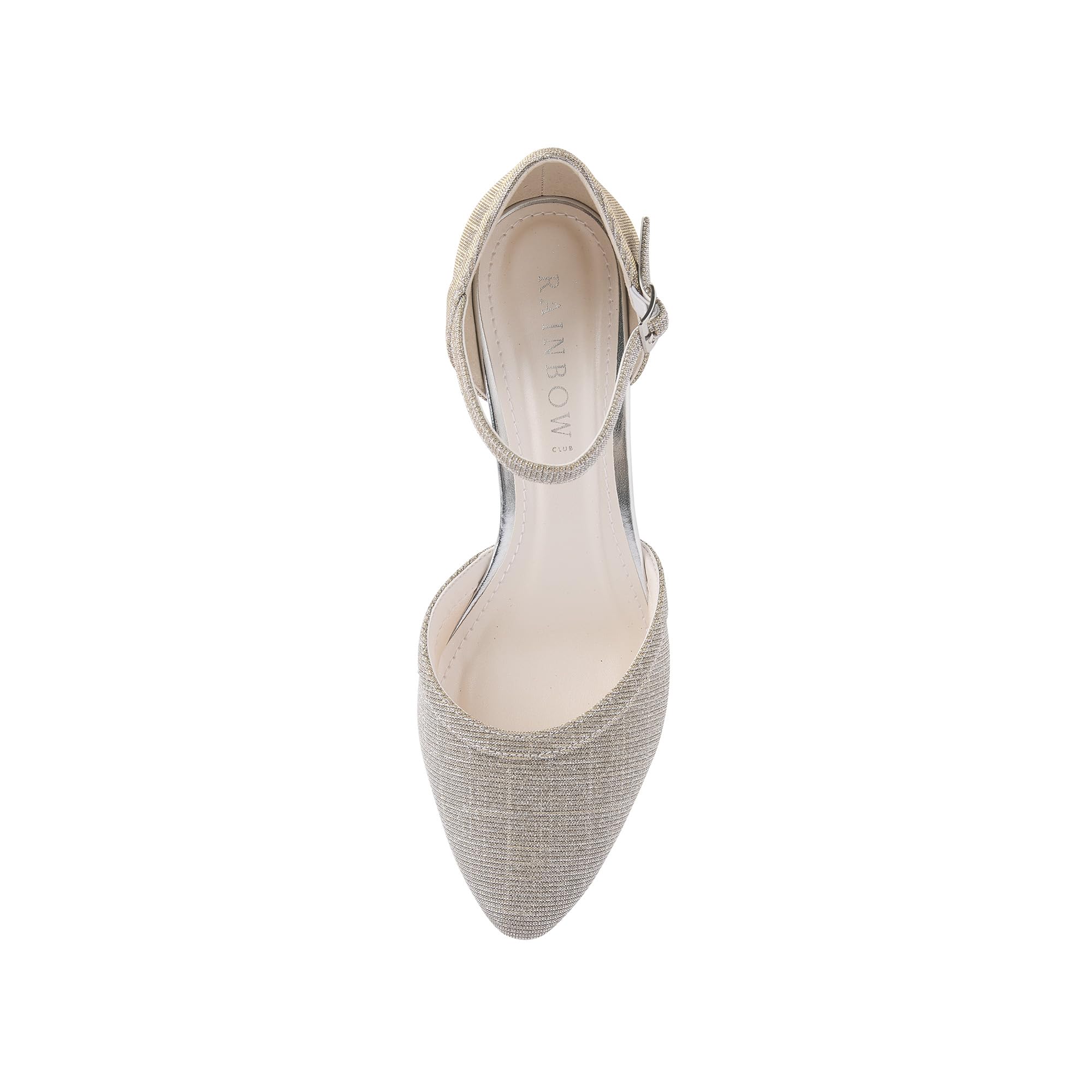 Rainbow Club Luxe Paisly Pumps Gold Metallic Glitzer