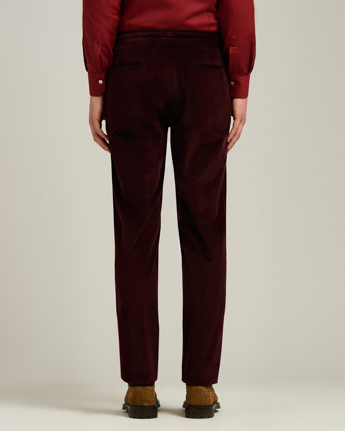 Kiton Fine Corduroy Trousers Hose Cord Größe 50