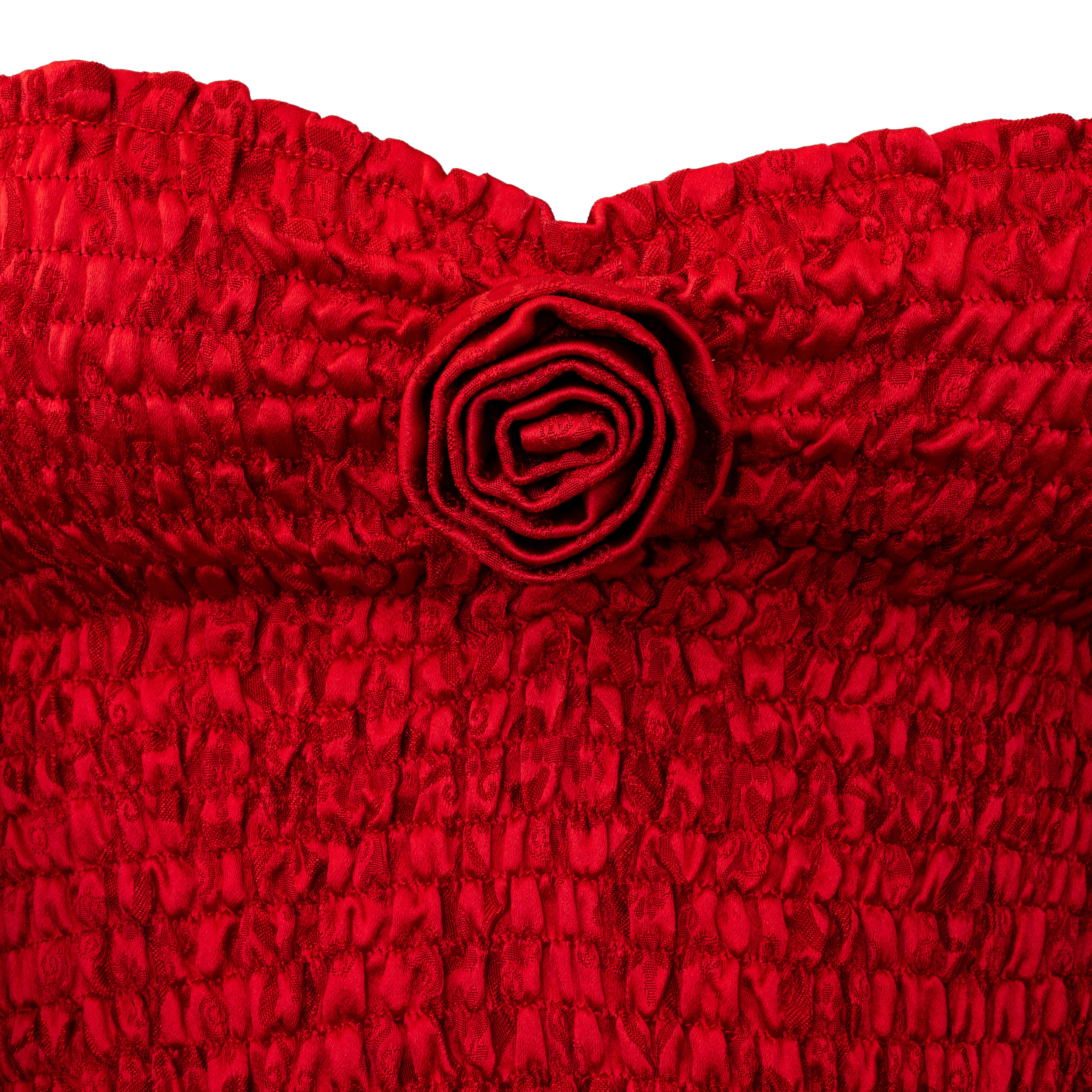 Rettl Women Francy Kleid Stretchbrokat Rot