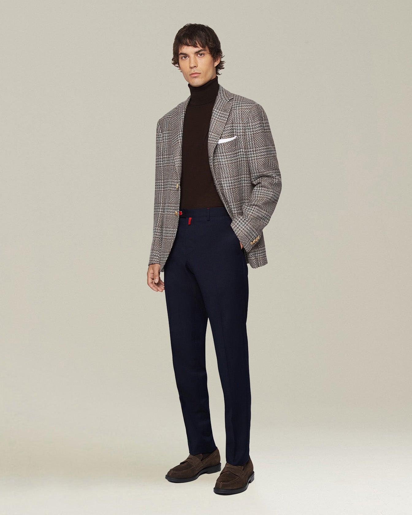 Kiton PANTALONE CHINO Hose Wolle Chino