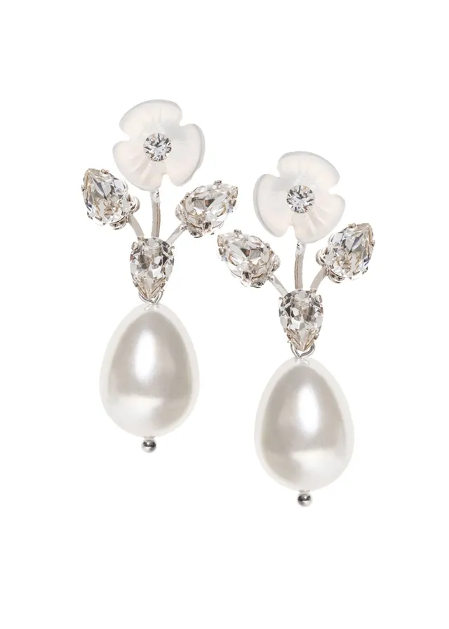 Elizabeth Bower Oleander Bauble Hängeohrringe Blumen