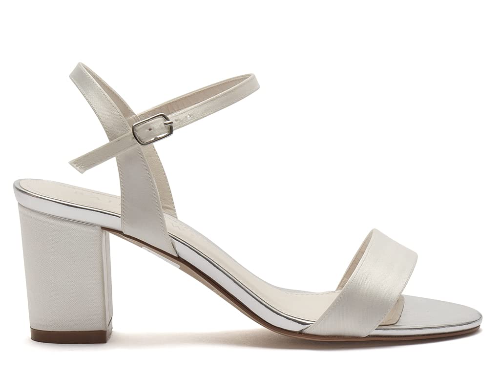 Rainbow Club Margot Braut-Sandalen 40.5 EU ivory Block