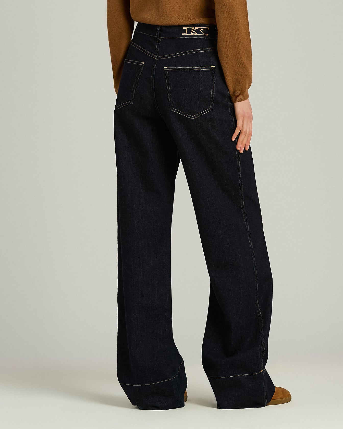 Kiton Trousers Jeans dunkelblau Baumwolle Gr. 46