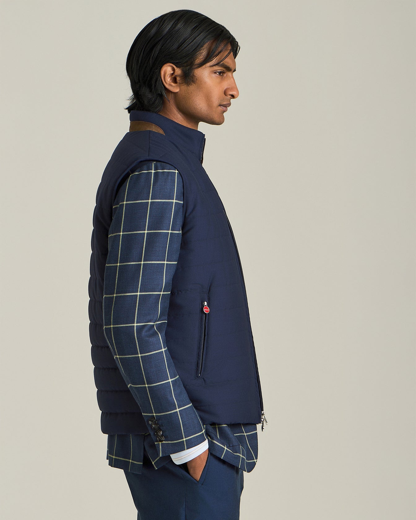 Kiton Jackets Checked Cashmere Blend Blazer Sakko Karo Gr.50