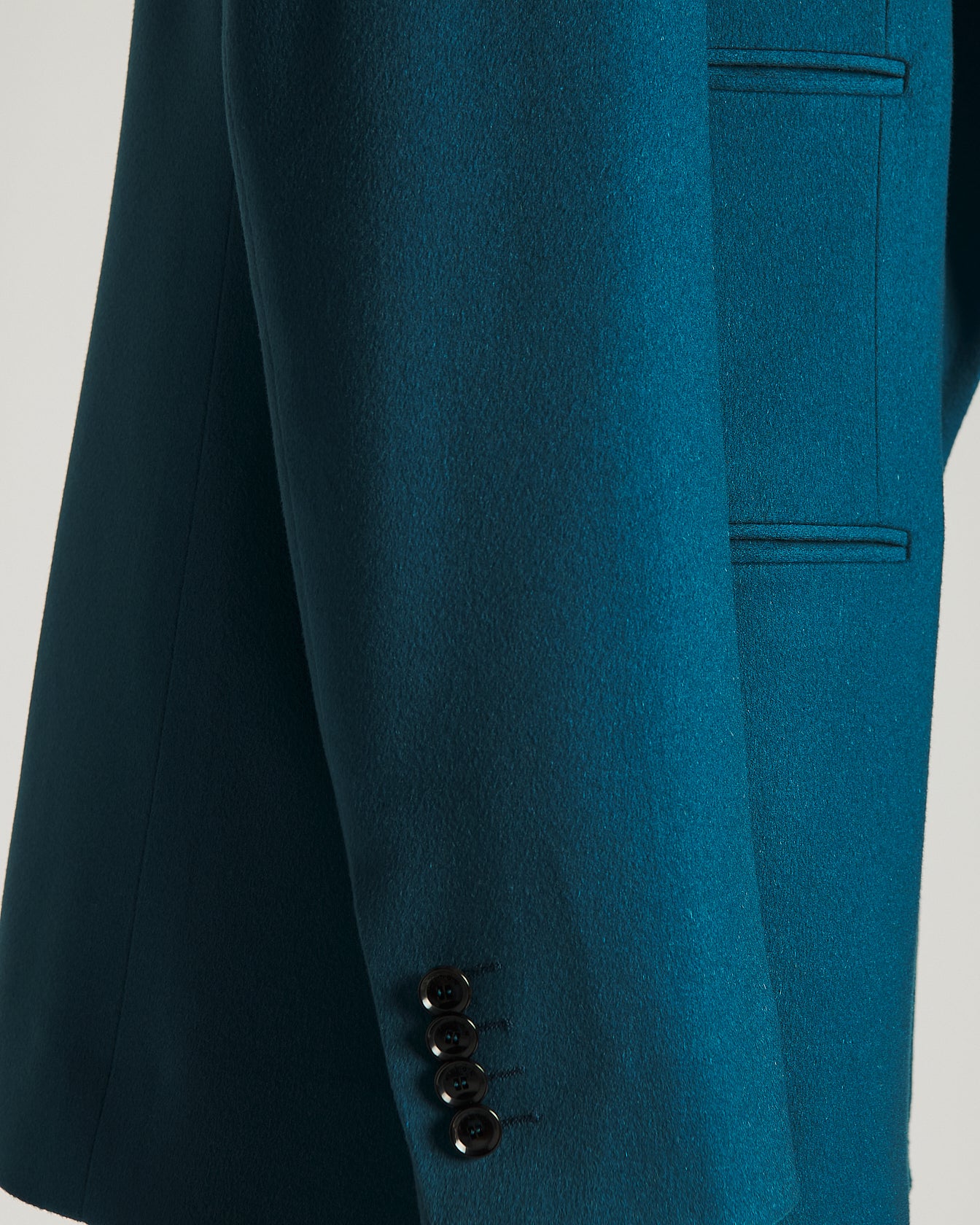 Kiton Jackets Blazer Kaschmir Blau Einreihig Größe 46