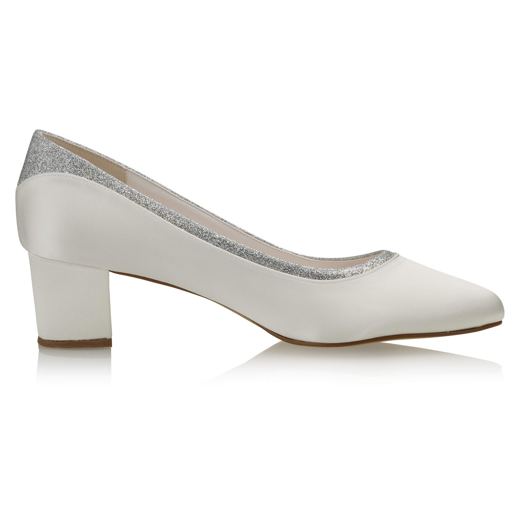 Rainbow Club Timeless Preslie Ivory Brautschuhe 5 cm Blockabsatz