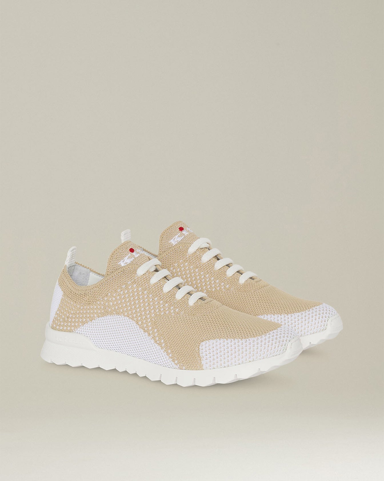 Kiton Fit Sneakers Two-Tone Sneaker Strick zweifbg