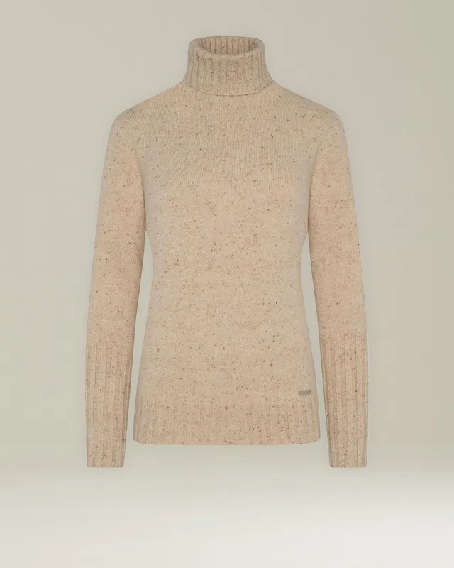 Kiton Knitwear Rollkragenpullover Kaschmir Donegal