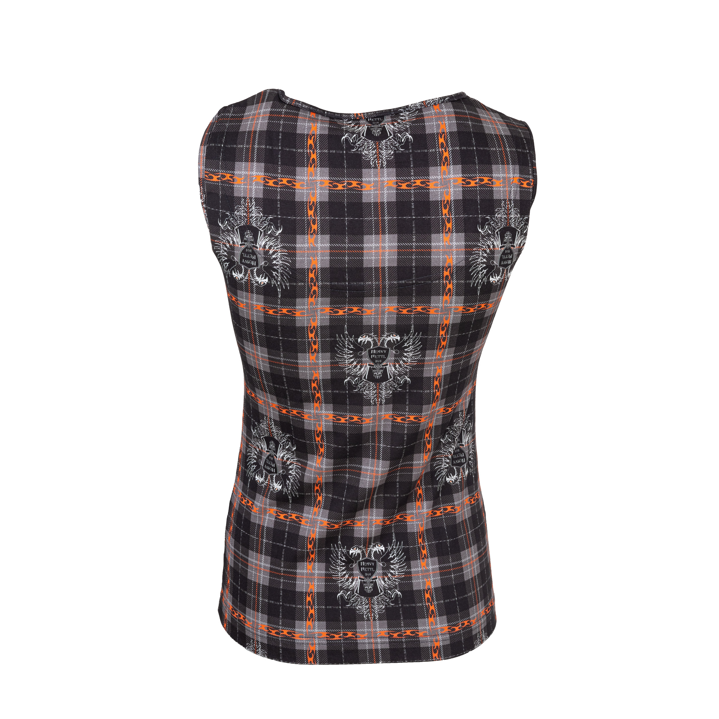 Rettl Women Britta Trachtenrock Burnt Orange Tartan
