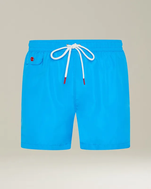 Kiton Swimwear Boxer Badehose Türkis Polyester
