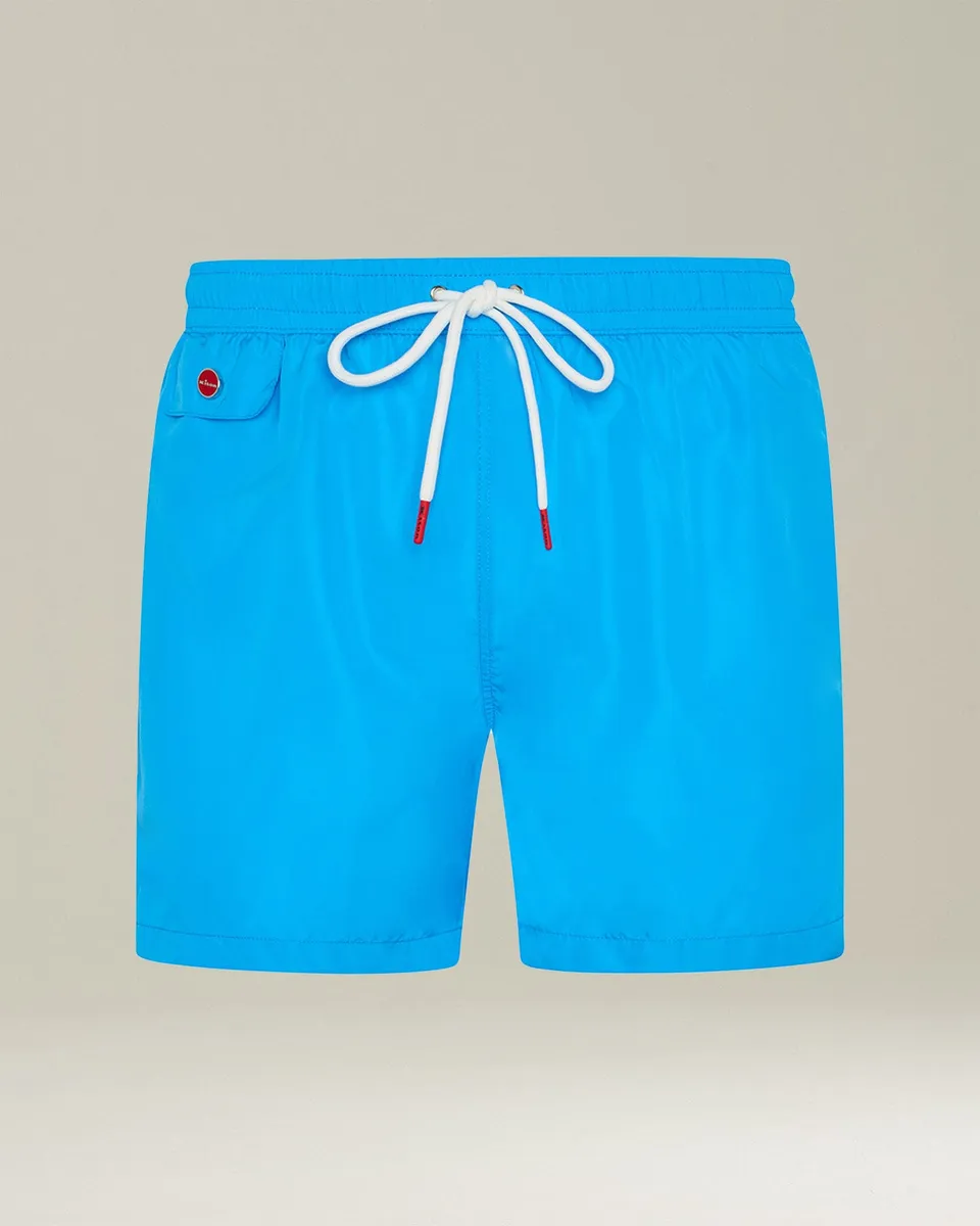 Kiton Swimwear Boxer Badehose Türkis Polyester